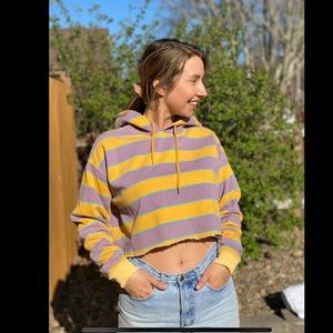 Urban outfitters crop top sweatshirt